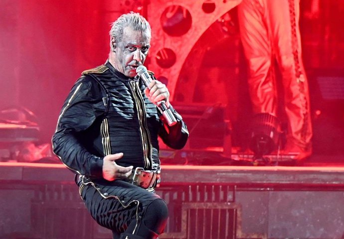 Archivo - El cantante alemán del grupo Rammstein, Till Lindemann.