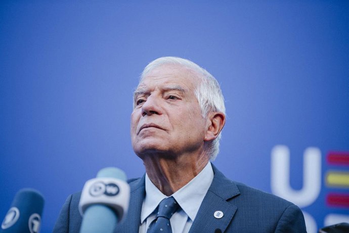 El Alto representante de la Unión para Asuntos Exteriores y Política de Seguridad, Josep Borrell durante la Cumbre Europea de Defensa, en el Campus de la Fábrica de Armas de la Universidad de Castilla-La Mancha, a 30 de agosto de 2023, en Toledo, Castil