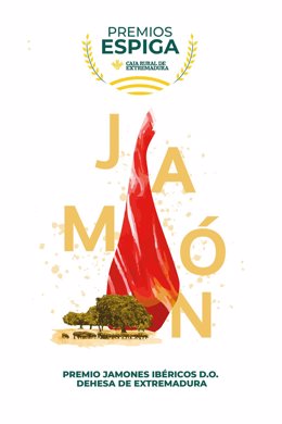 Cartel de los XXIV Premios Espiga Jamón Ibérico DOP