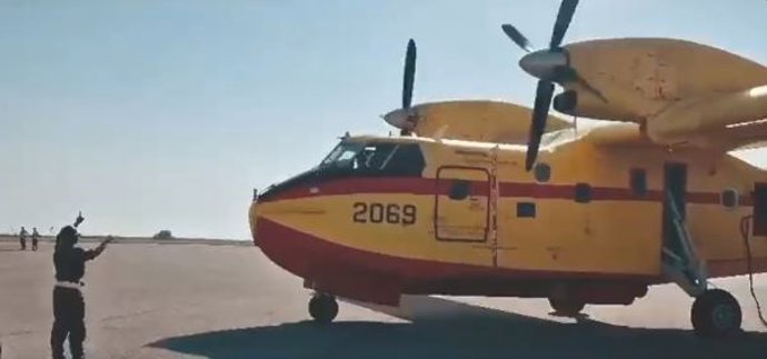 Grupo 43 del Ejército del Aire colabora en la extinción de los incendios en Grecia