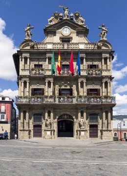 Plaza del Ayuntamiento de Pamplona.