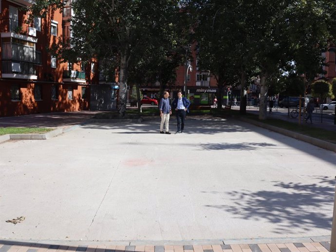 Espacio de Rondilla donde tendrían que estar instalados los juegos infantiles.