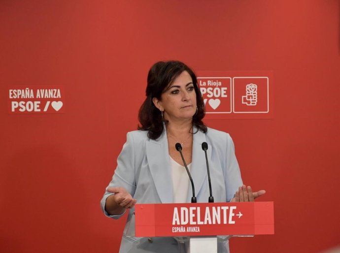 La secretaria general del PSOE de La Rioja, Concha Andreu