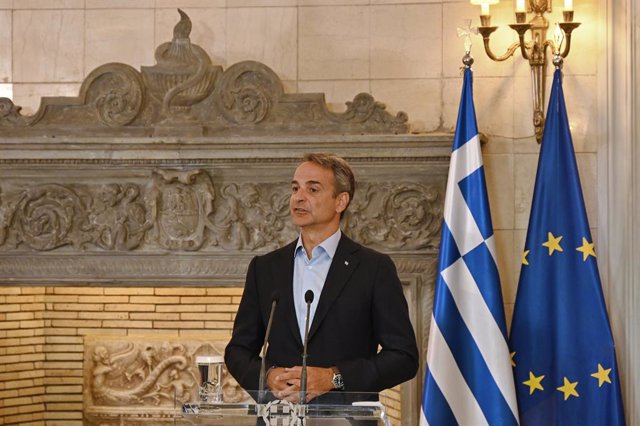 El primer ministro de Grecia, Kyriakos Mitsotakis.