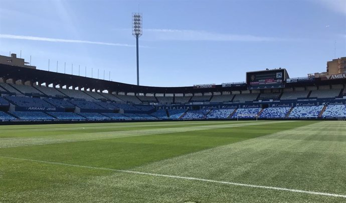 Archivo - Estadio de La Romareda de Zaragoza.