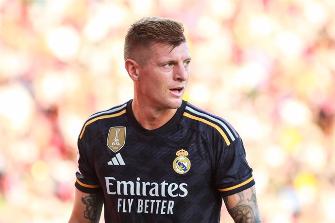 El alemán Toni Kroos con el Real Madrid. 