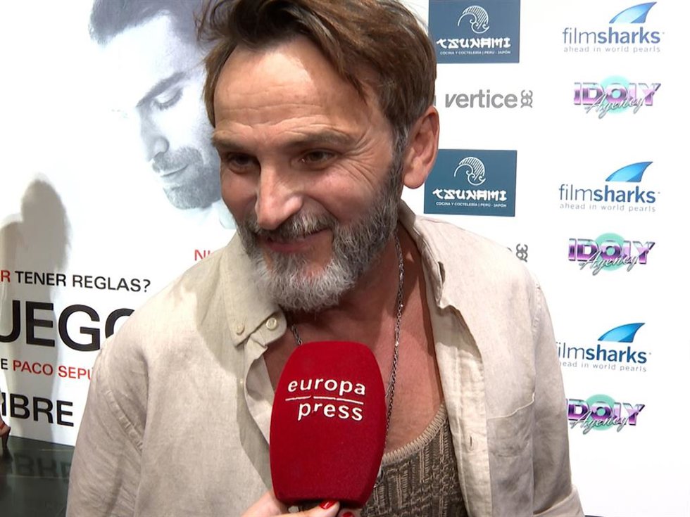 Fernando Tejero en el estreno de 'El juego'
