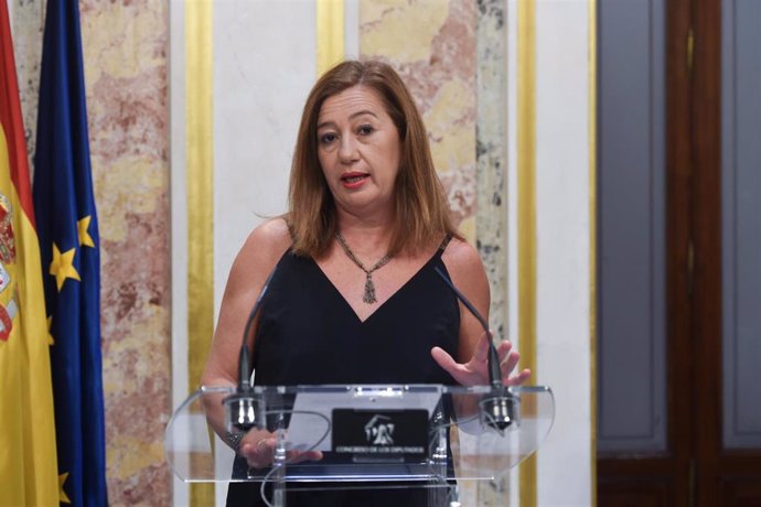 La presidenta del Congreso de los Diputados, Francina Armengol.