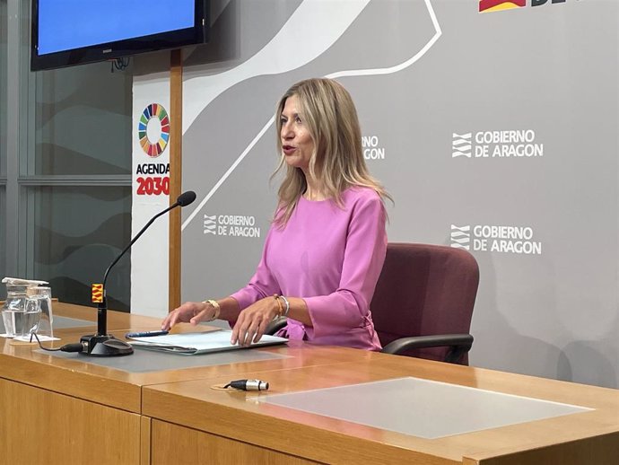 Mar Vaquero es la portavoz del Gobierno de Aragón.