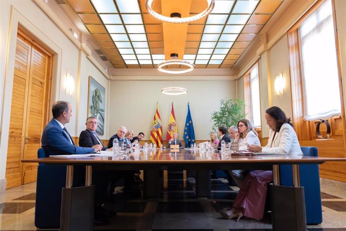 Reunión del Consejo de Gobierno de Aragón.