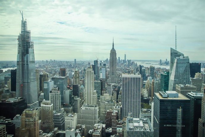 Archivo - Panorámica de Nueva York.