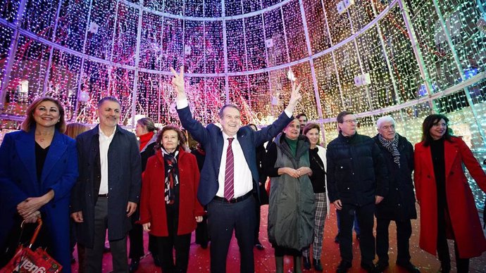 Encendido del alumbrado navideño 2022 en Vigo