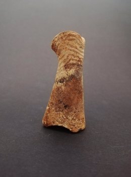 Diversas piezas pertenecientes a ajuares funerarios de la Edad del Cobre (unos 2.500 años antes de Cristo) conforman el hallazgo en Fuentes de León.