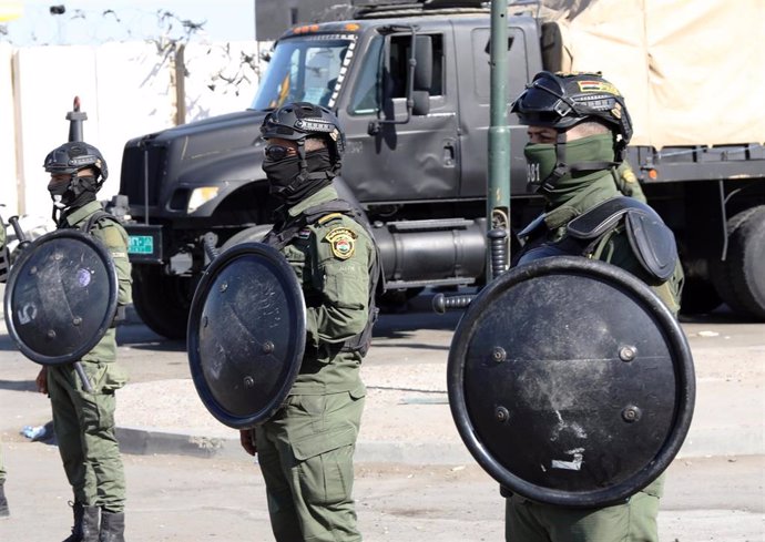 Archivo - La Policía de Iral en la 'Zona Verde' de Bagdad