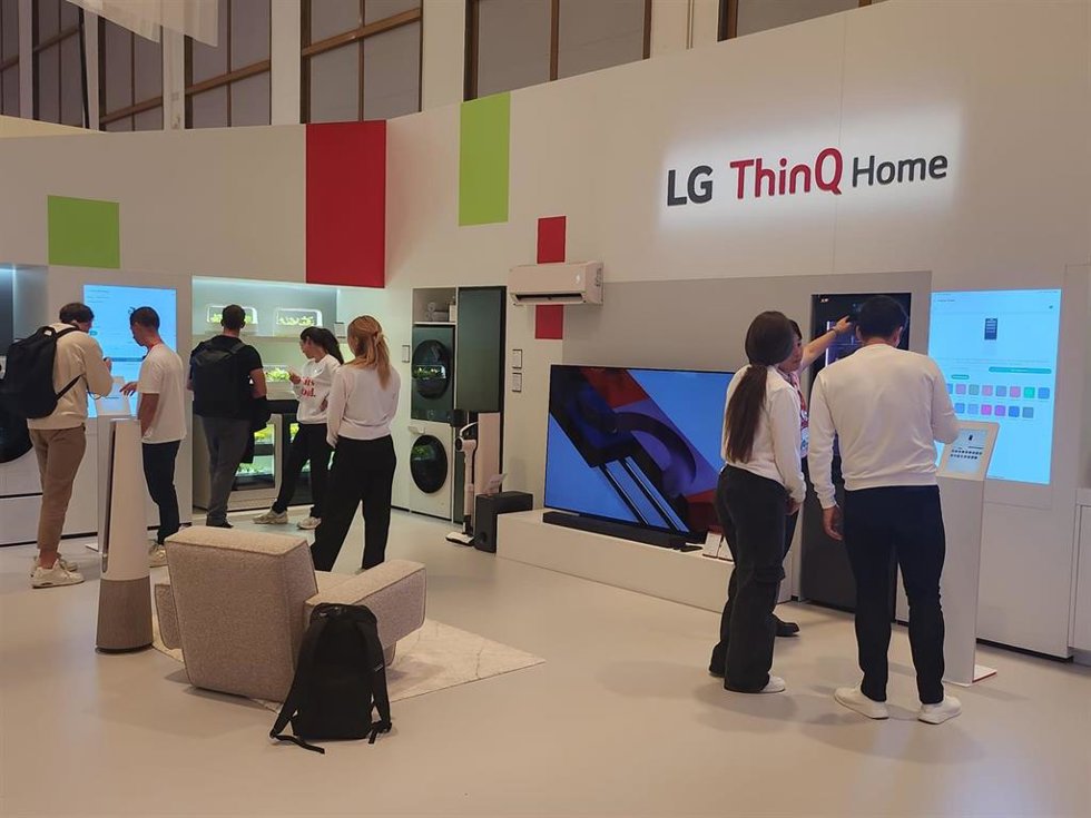 Stand de LG ThinQ Home de LG en IFA 2023