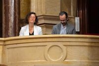 El Parlament designa a Héctor Sánchez y Laura Castel (ERC) como senadores autonómicos