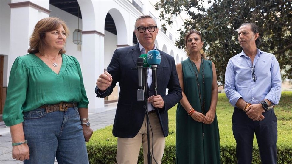 El portavoz de Vox en el Parlamento andaluz, Manuel Gavira, este viernes