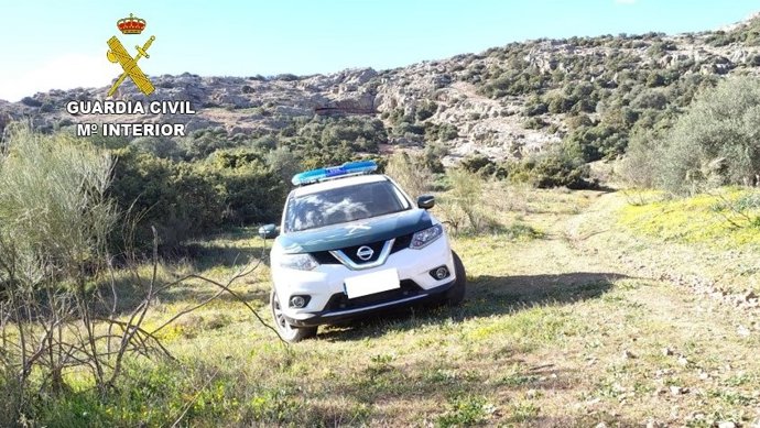 La Guardia Civil rescató a una persona que había sufrido una caída en una variante escarpada de la subida a La Rendija, ubicada en la Sierra de La Sevillana, de la localidad de Herencia.