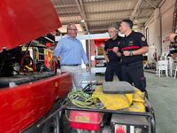 Los bomberos de la Diputación de Valencia activan el dispositivo de refuerzos ante el riesgo meteorológico por la DANA