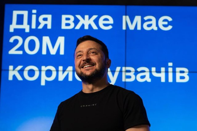 Volodimir Zelenski, presidente de Ucrania