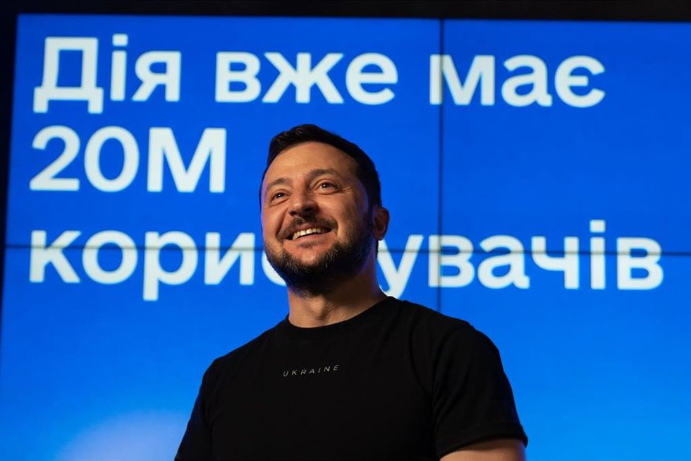 Volodimir Zelenski, presidente de Ucrania
