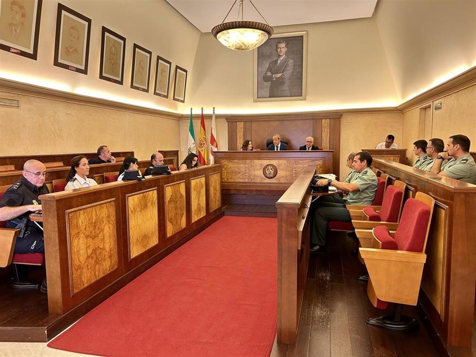 Reunión de la Junta Local de Seguridad de Andújar.