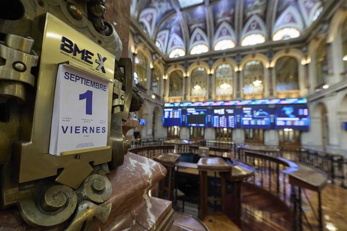 Calendario a día 1 de septiembre en el Palacio de la Bolsa, a 1 de septiembre de 2023, en Madrid (España).