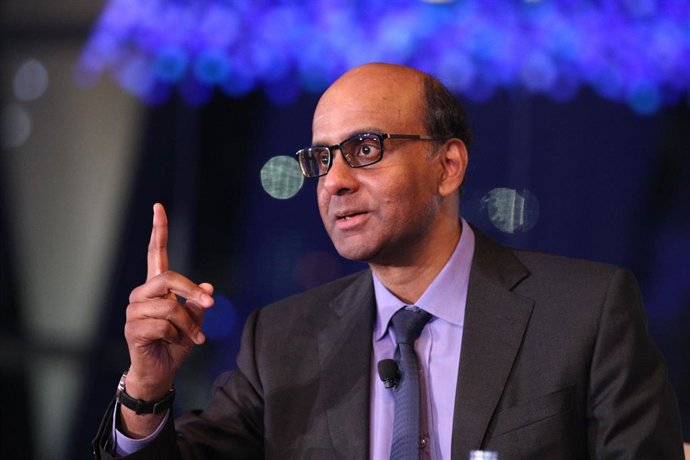 Archivo - Ex vice primer ministro de Singapur, Tharman Shanmugaratnam.