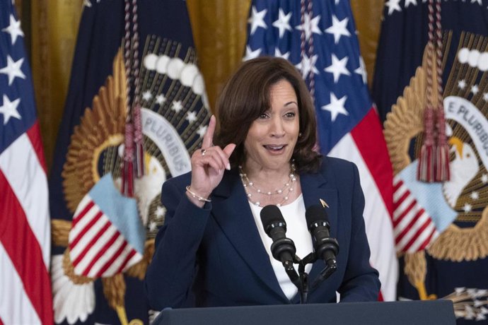 La vicepresidenta de Estados Unidos, Kamala Harris.