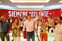 Sánchez promete un "trabajo intenso" del PSOE y venir "mucho" a Andalucía para que Espadas sea presidente de la Junta