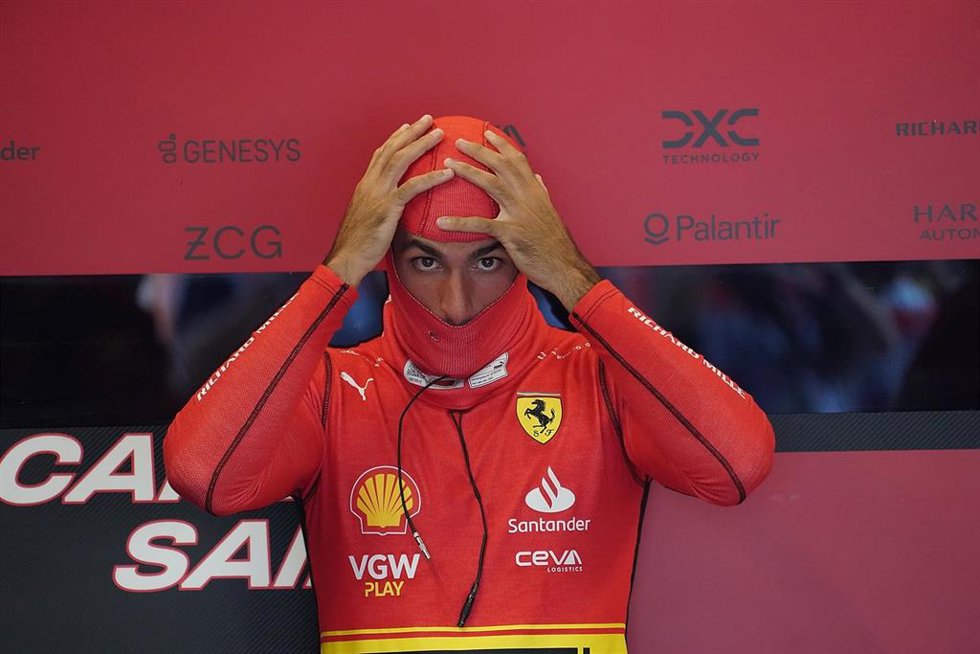 Carlos Sainz, piloto español de Ferrari.