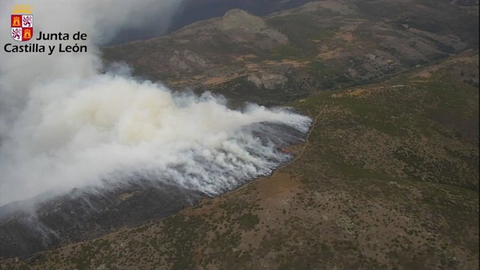 Incendios declarado este viernes en La Aliseda de Tormes (Ávila) a las