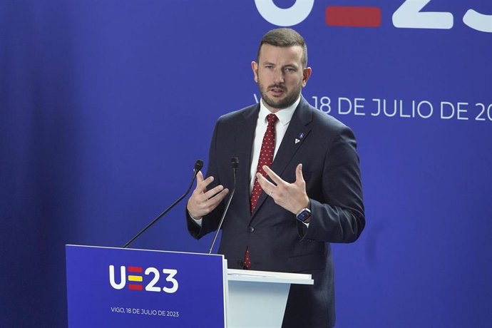 Archivo - El comisario de Medio Ambiente, Océanos y Pesca de la Unión Europea, Virginijus Sinkevicius.