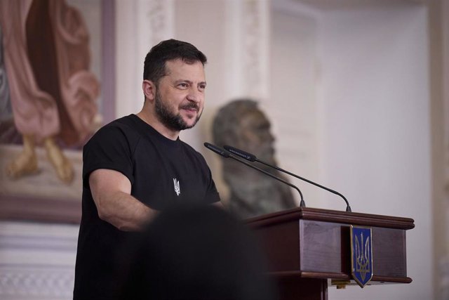 El presidente ucraniano, Volodimir Zelenski.