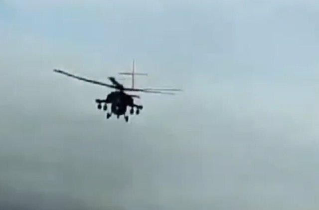 September 1, 2023, Cape Tarkhankut, Crimea, Ukraine: VIDEO AVAILABLE: CONTACT INFO@COVERMG.COM TO RECEIVE**..This astonishing footage released by Ukrainian special forces on Friday (1Sept2023) claims to show an unmanned drone evading Russian attack helico