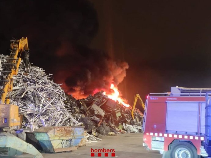 L'incendi a la nit