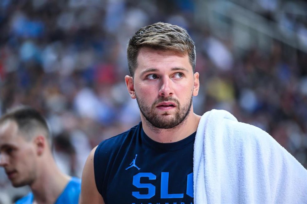 El esloveno Luka Doncic, en un amistoso.