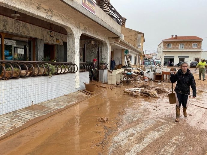Tromba de agua en Buenache de Alarcón