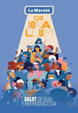 Cartel de La Marató de TV3 dedicada a la salud sexual y reproductiva