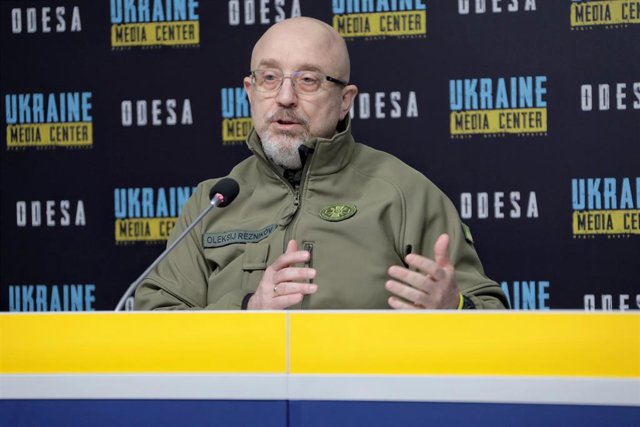 Archivo - El ministro de Defensa de Ucrania, Oleksi Reznikov