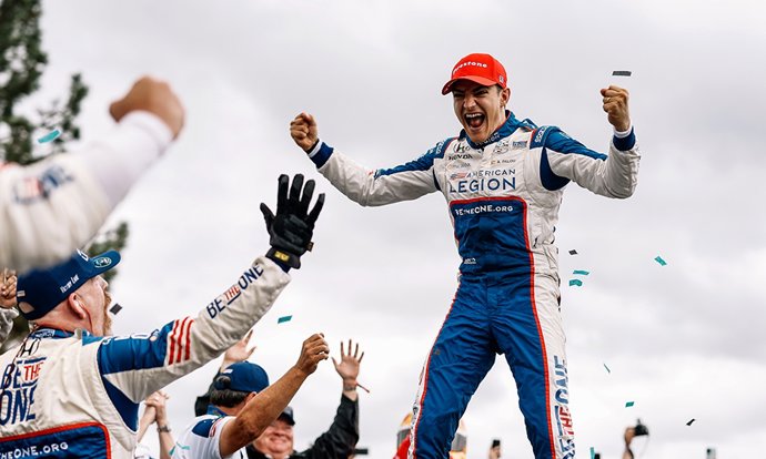 Alex Palou, bicampeón de la Indycar Series.