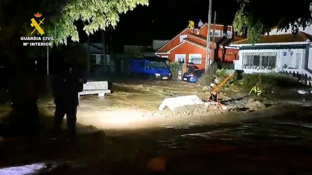 Guardia Civil ha evacuado a 200 personas y practicado 40 auxilios en el suroeste de la región por la DANA