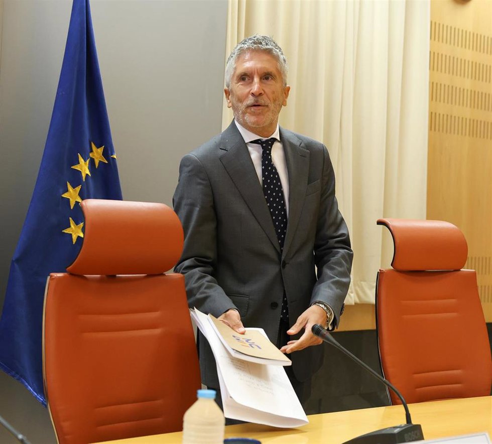 El ministro del Interior en funciones, Fernando Grande-Marlaska, 