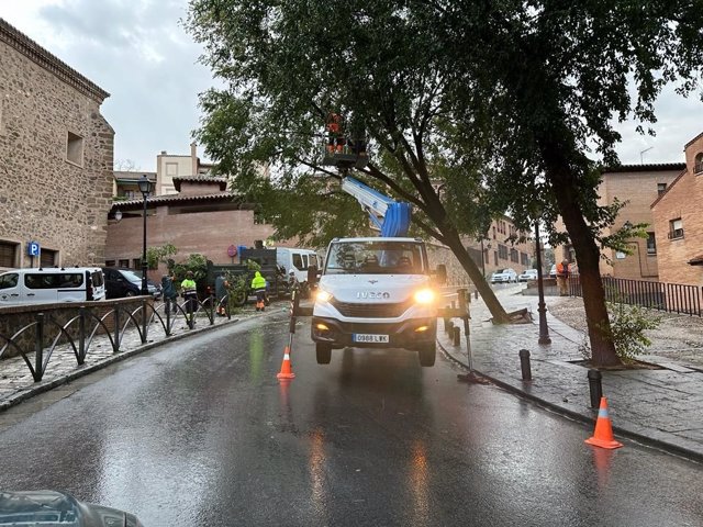 Daños en la ciudad de Toledo