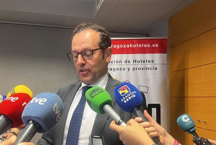 El presidente de la Asociación de Hoteles de Zaragoza y provincia, Antonio Presencio.