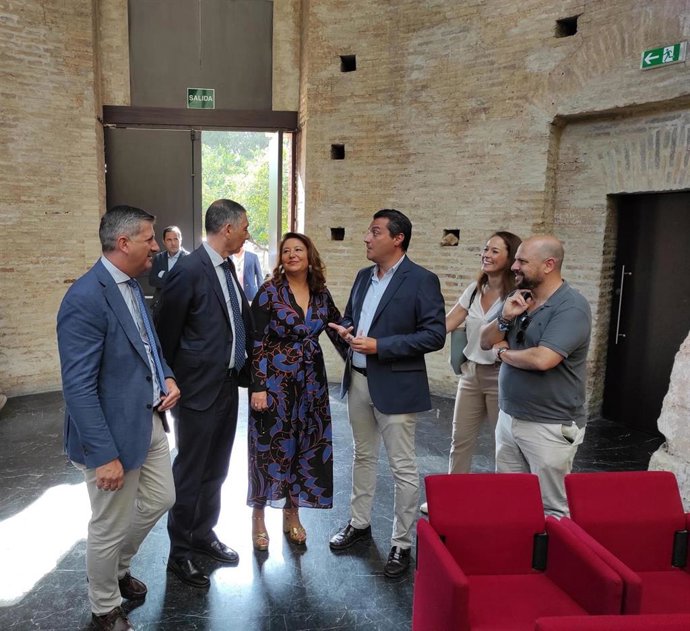 La consejera de Agricultura, Pesca, Agua y Desarrollo Rural, Carmen Crespo, en Córdoba.