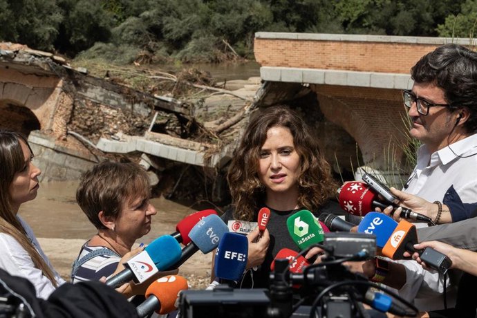La presidenta de la Comunidad de Madrid, Isabel Díaz Ayuso