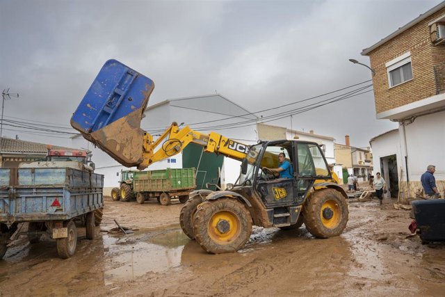 Estado de Buenache de Alarcón tras el paso de la DANA