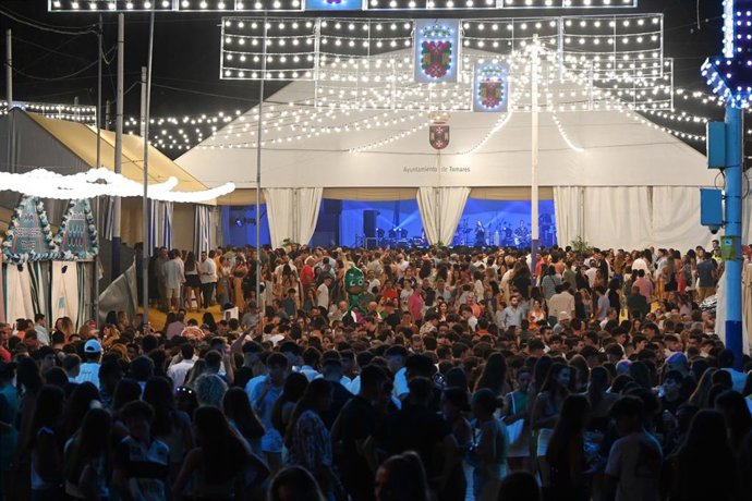 Archivo - Vista del recinto ferial de Tomares, en una foto de archivo.