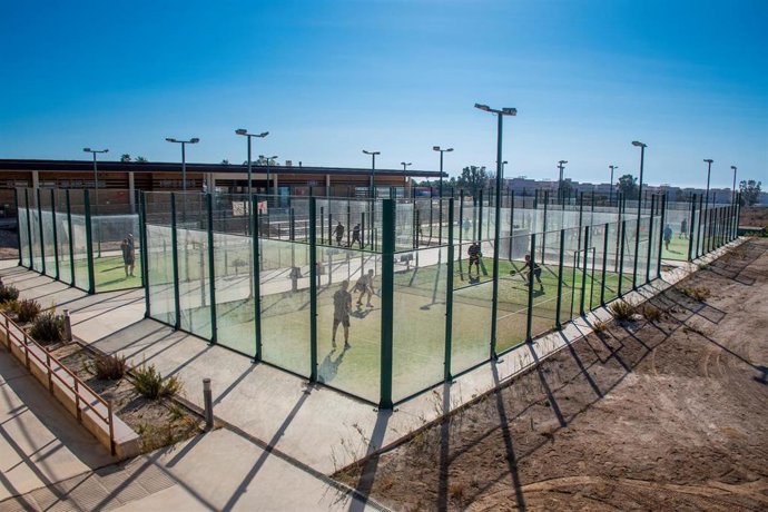 Instalación deportiva de El Toyo de Almería.